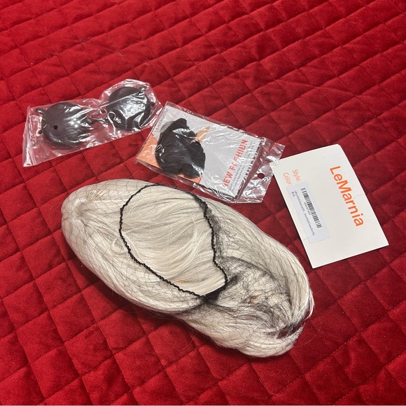 Jujutsu Kaisen Gojo Satoru Cosplay Wig Silver grey short hair Glasses Halloween - Picture 5 of 5